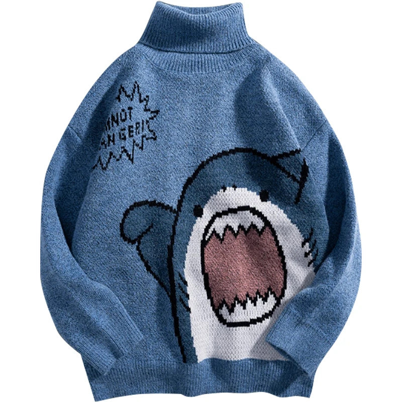 Cartoon High Neck Sweater