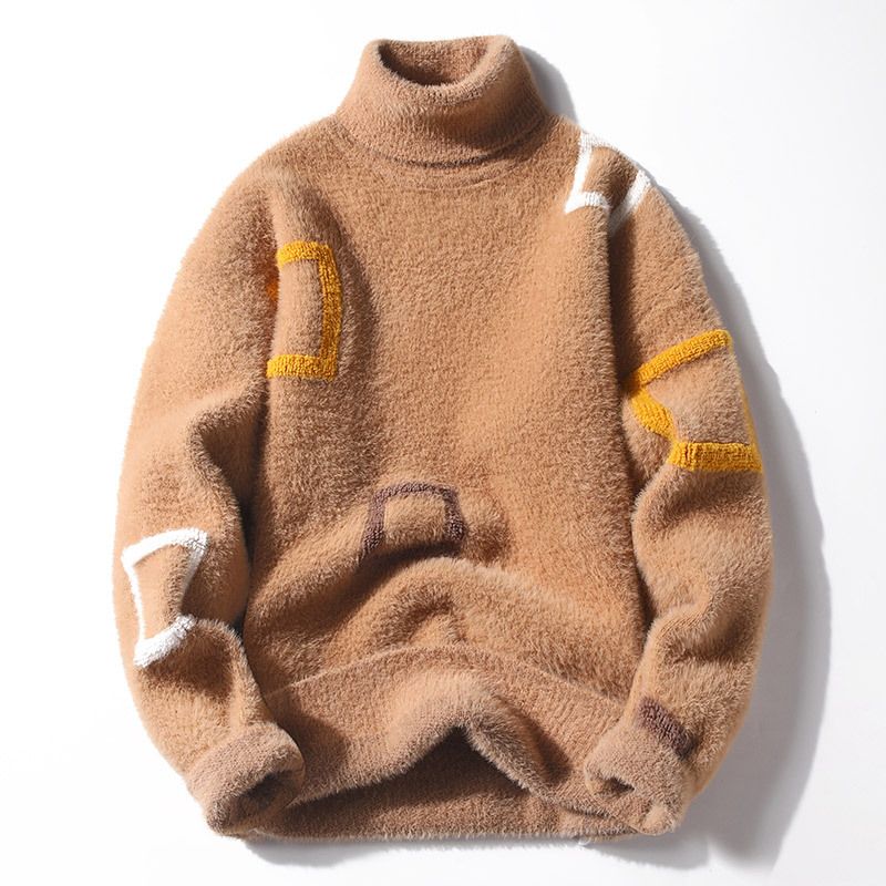 Long Sleeved Thickened Loose Knit Sweater