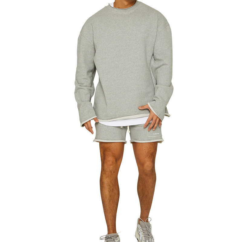 Men's Casual Autumn And Winter Loose Fitting Set