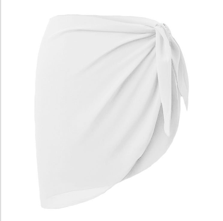 Chiffon Half Wrap Dress