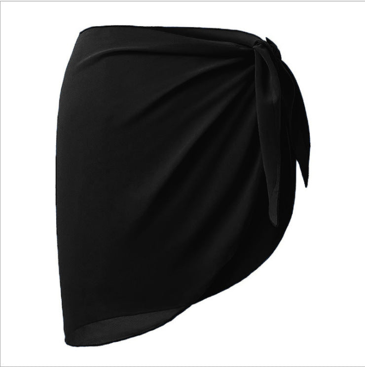 Chiffon Half Wrap Dress