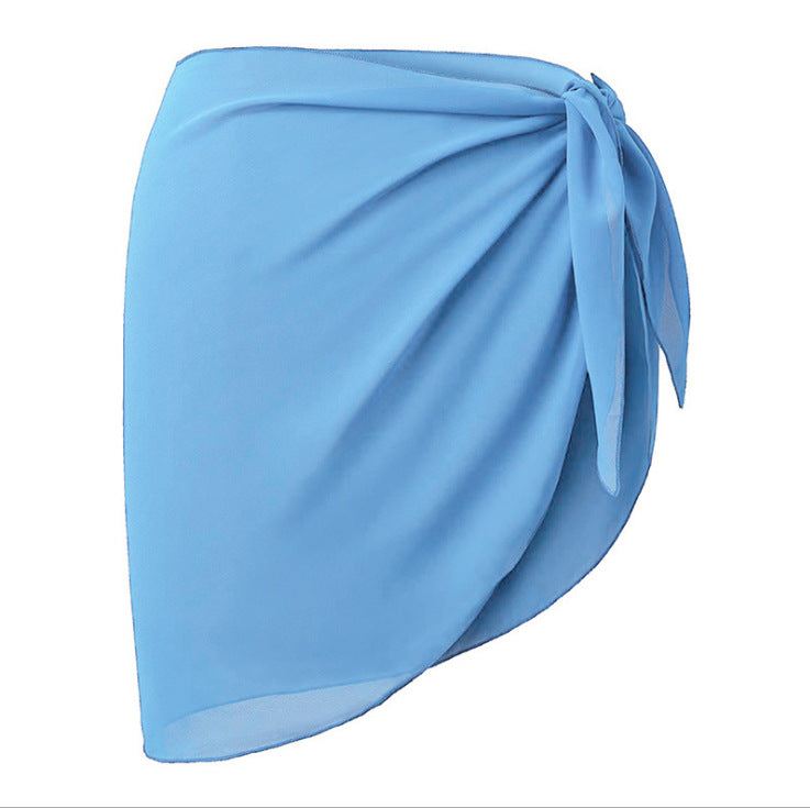 Chiffon Half Wrap Dress