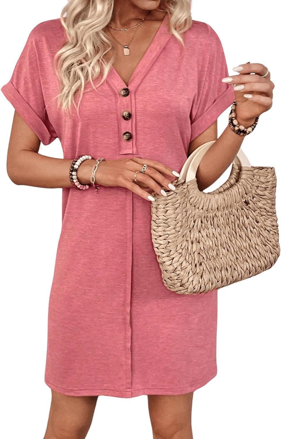 Solid Color Dress