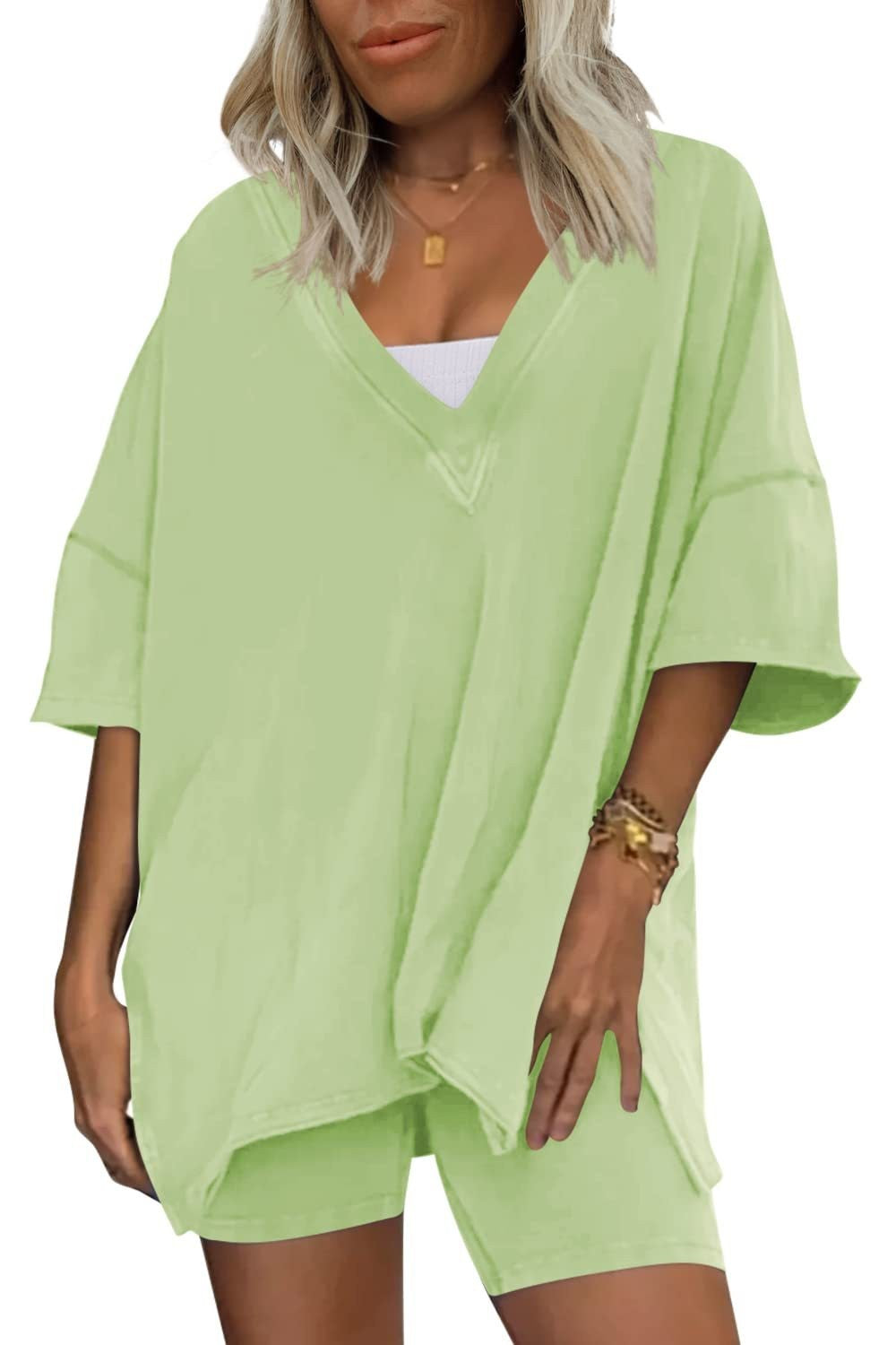 Short-sleeved Shorts Two-piece Set
