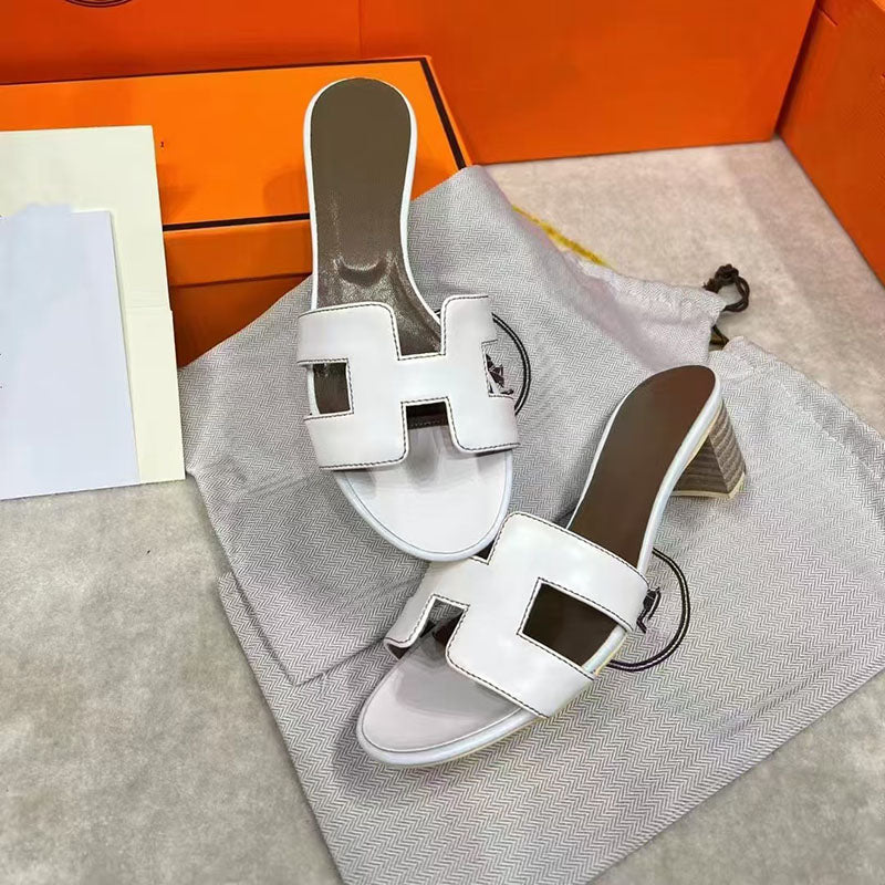 Rough-Heeled Slippers