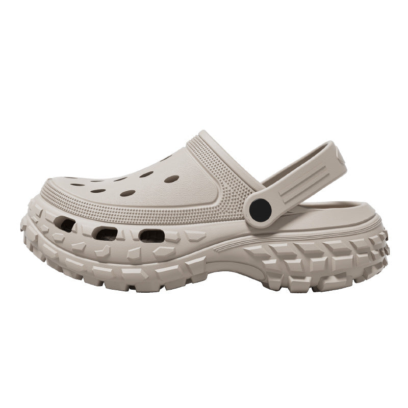 Hole Shoes Increase Height Shoes Outside Wear