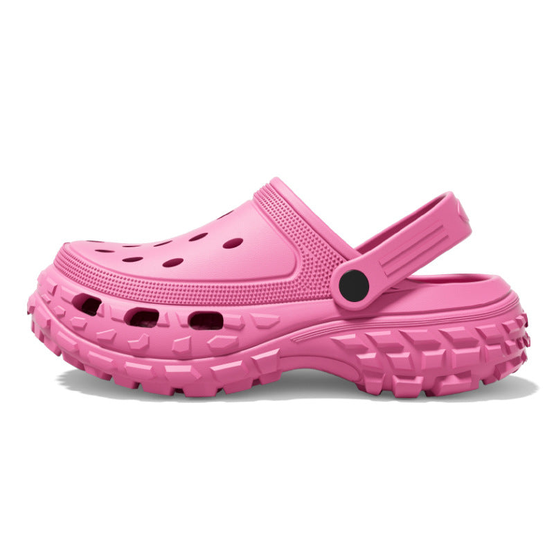 Hole Shoes Increase Height Shoes Outside Wear