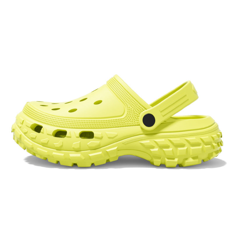 Hole Shoes Increase Height Shoes Outside Wear