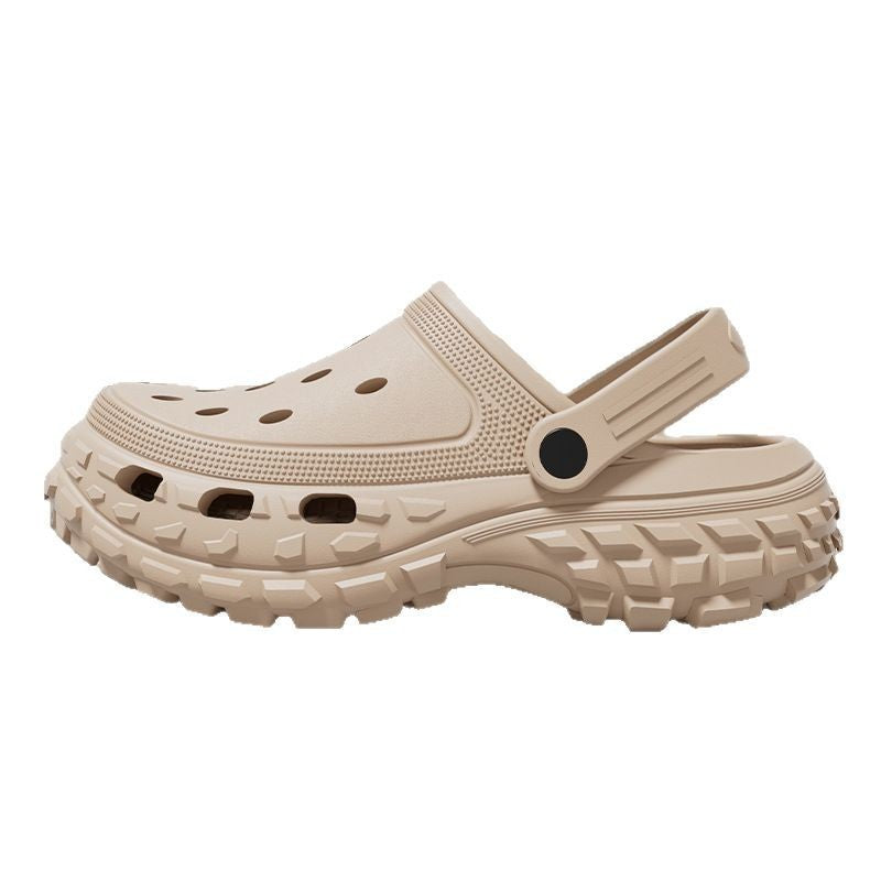 Hole Shoes Increase Height Shoes Outside Wear