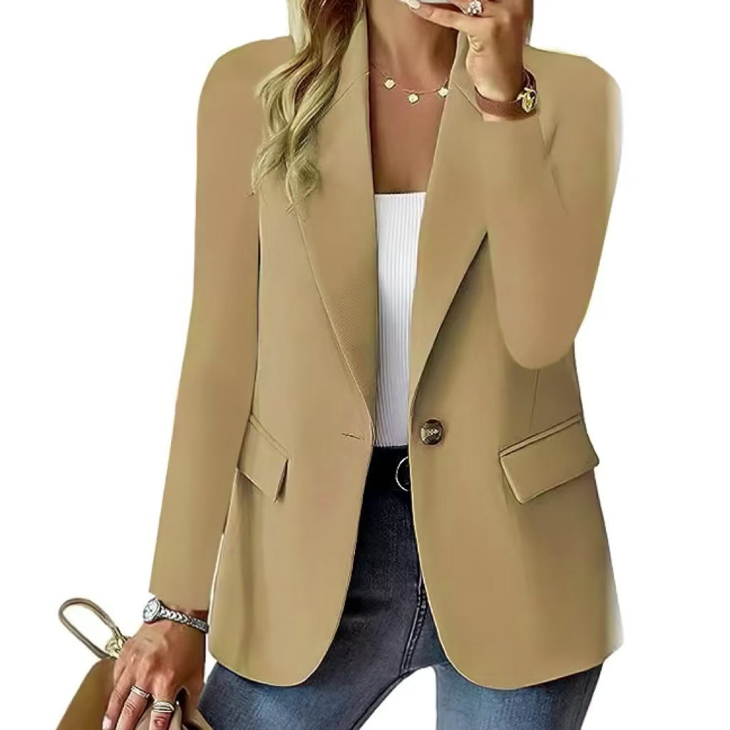 Solid Color Blazer