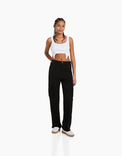 Casual Versatile Workwear Pants
