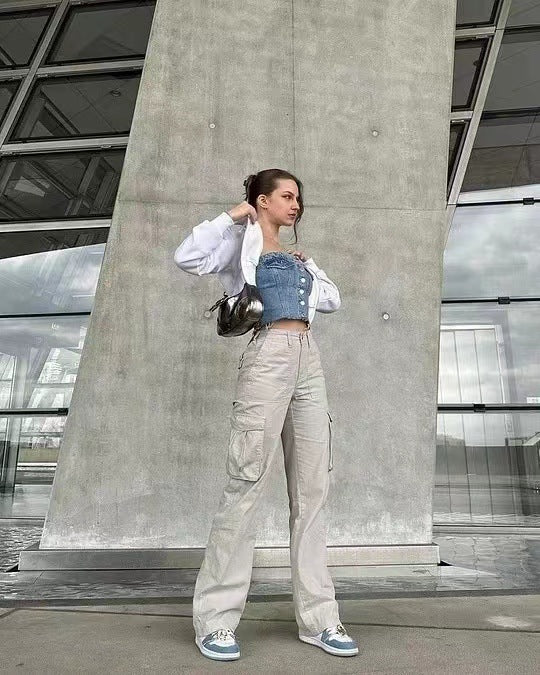 Casual Versatile Workwear Pants