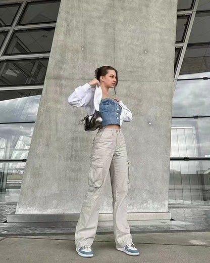 Casual Versatile Workwear Pants