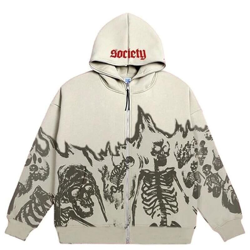 Retro Skull Hoodie