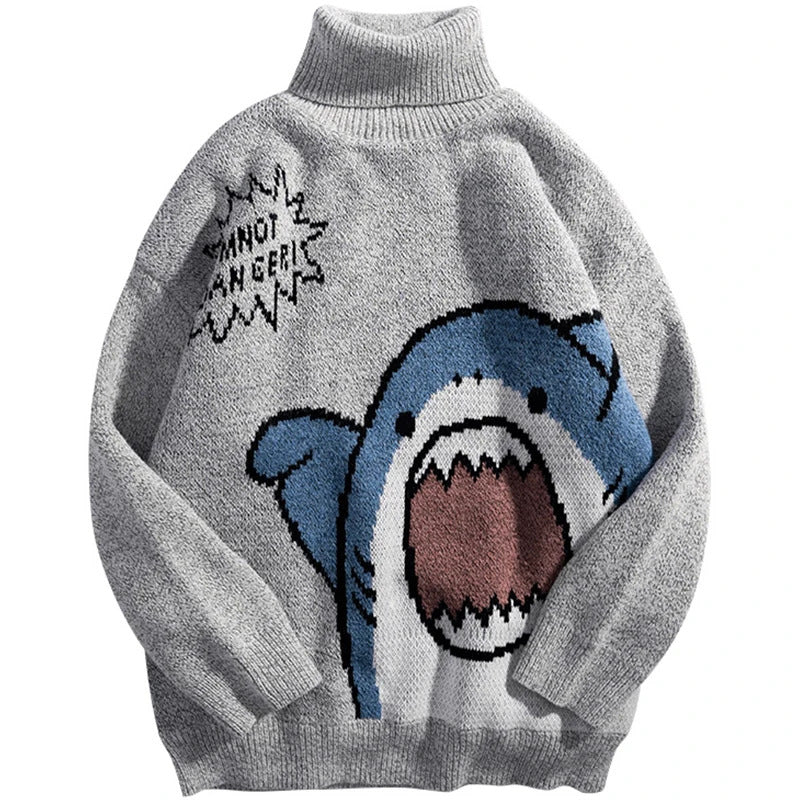 Cartoon High Neck Sweater
