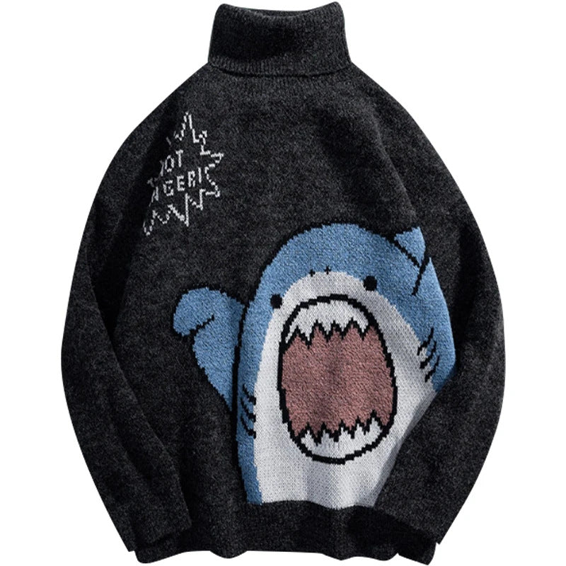Cartoon High Neck Sweater