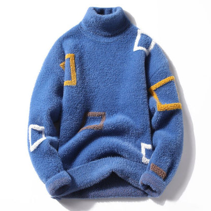 Long Sleeved Thickened Loose Knit Sweater