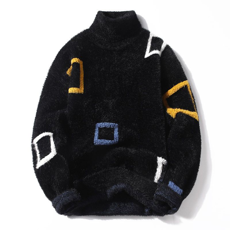 Long Sleeved Thickened Loose Knit Sweater