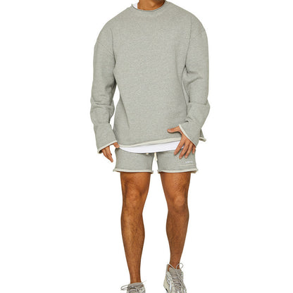 Men's Casual Autumn And Winter Loose Fitting Set