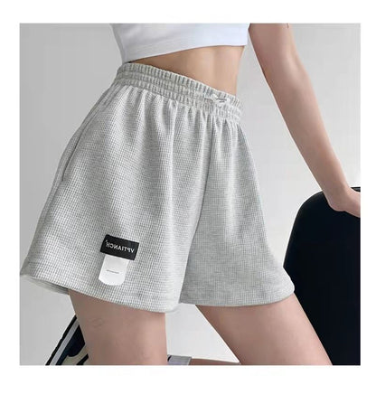 Women's Loose Fit Waffle Shorts
