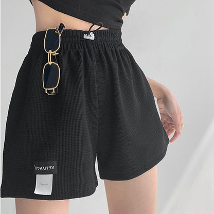 Women's Loose Fit Waffle Shorts