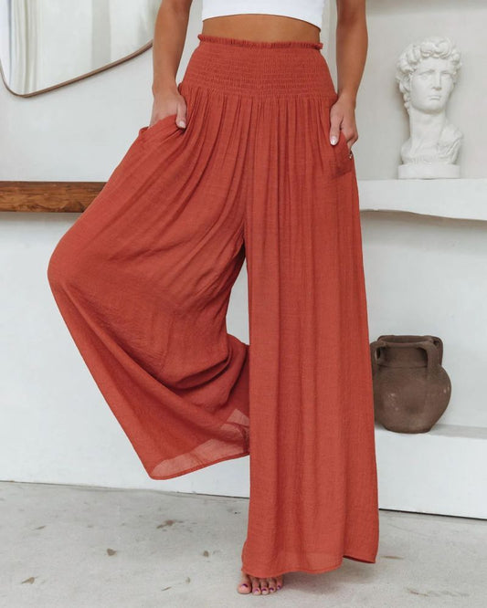 Pocket Casual Pants Trousers