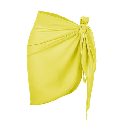 Chiffon Half Wrap Dress