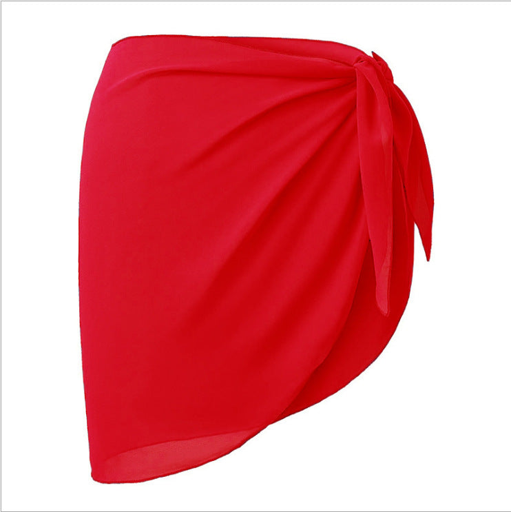 Chiffon Half Wrap Dress