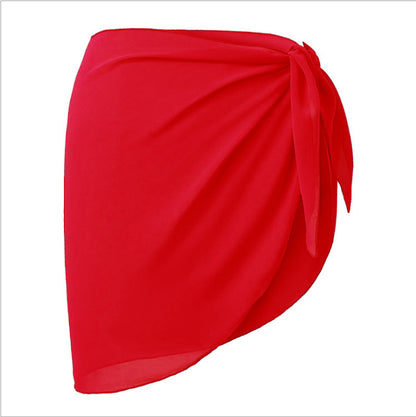 Chiffon Half Wrap Dress