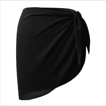 Chiffon Half Wrap Dress