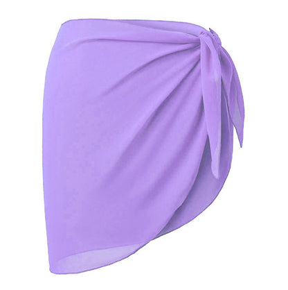 Chiffon Half Wrap Dress