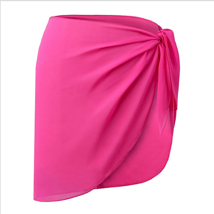 Chiffon Half Wrap Dress