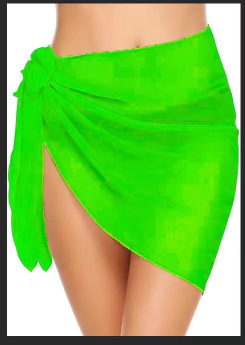 Chiffon Half Wrap Dress