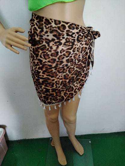 Chiffon Half Wrap Dress