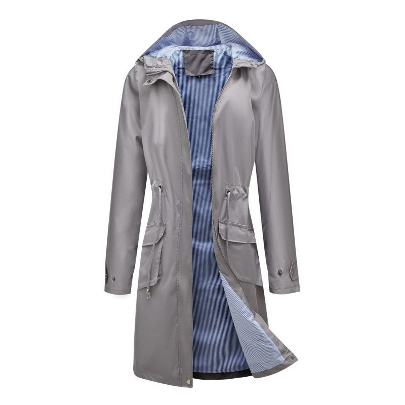 Long Casual Windbreaker
