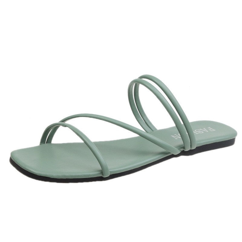 Casual Flat Outer Wear Slippers