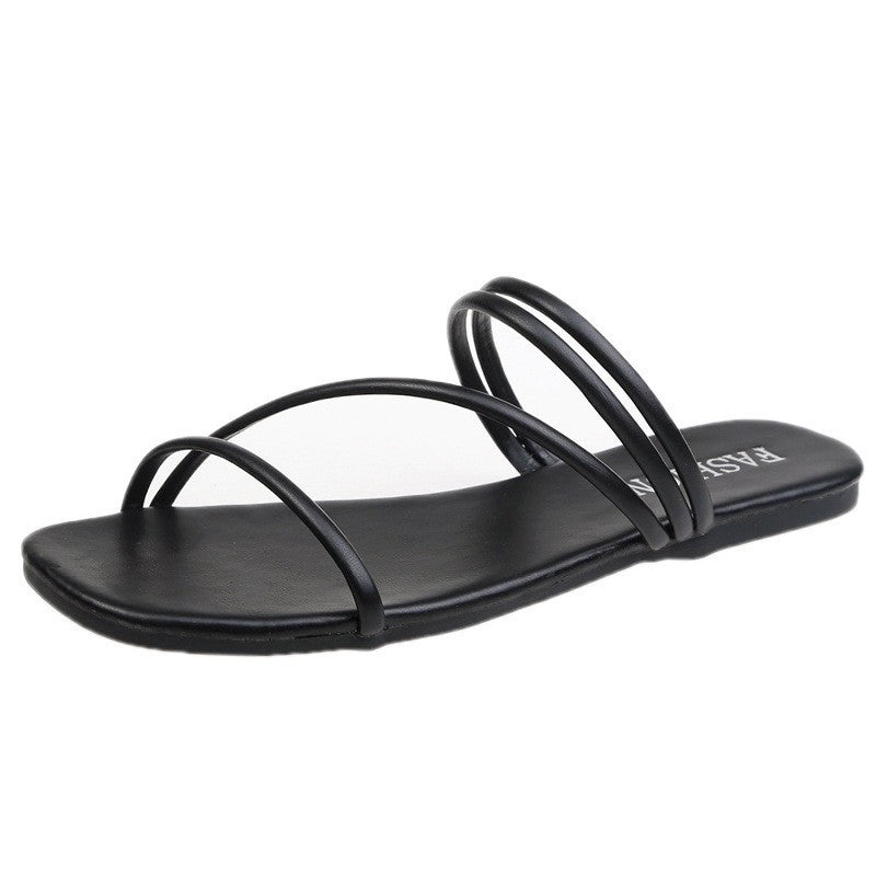 Casual Flat Outer Wear Slippers