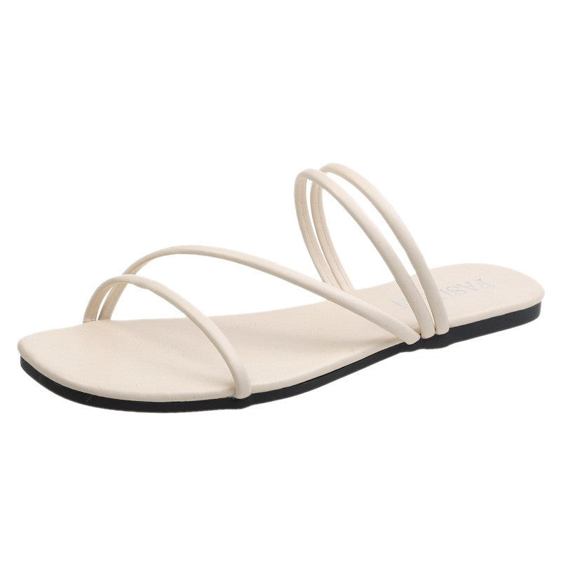 Casual Flat Outer Wear Slippers