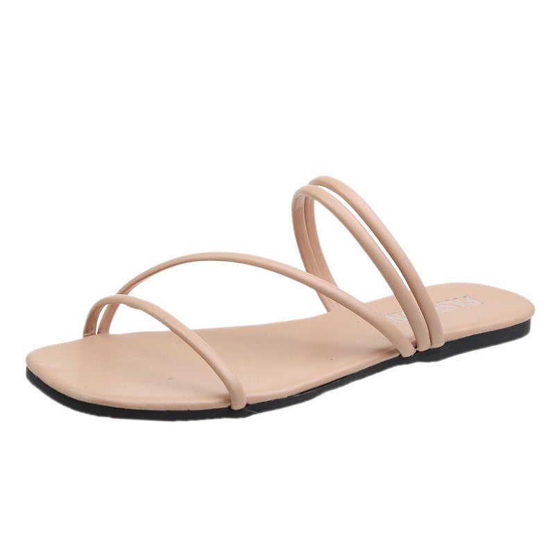 Casual Flat Outer Wear Slippers