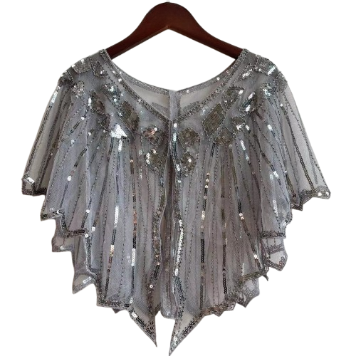 Evening Dress Sequined Shawl