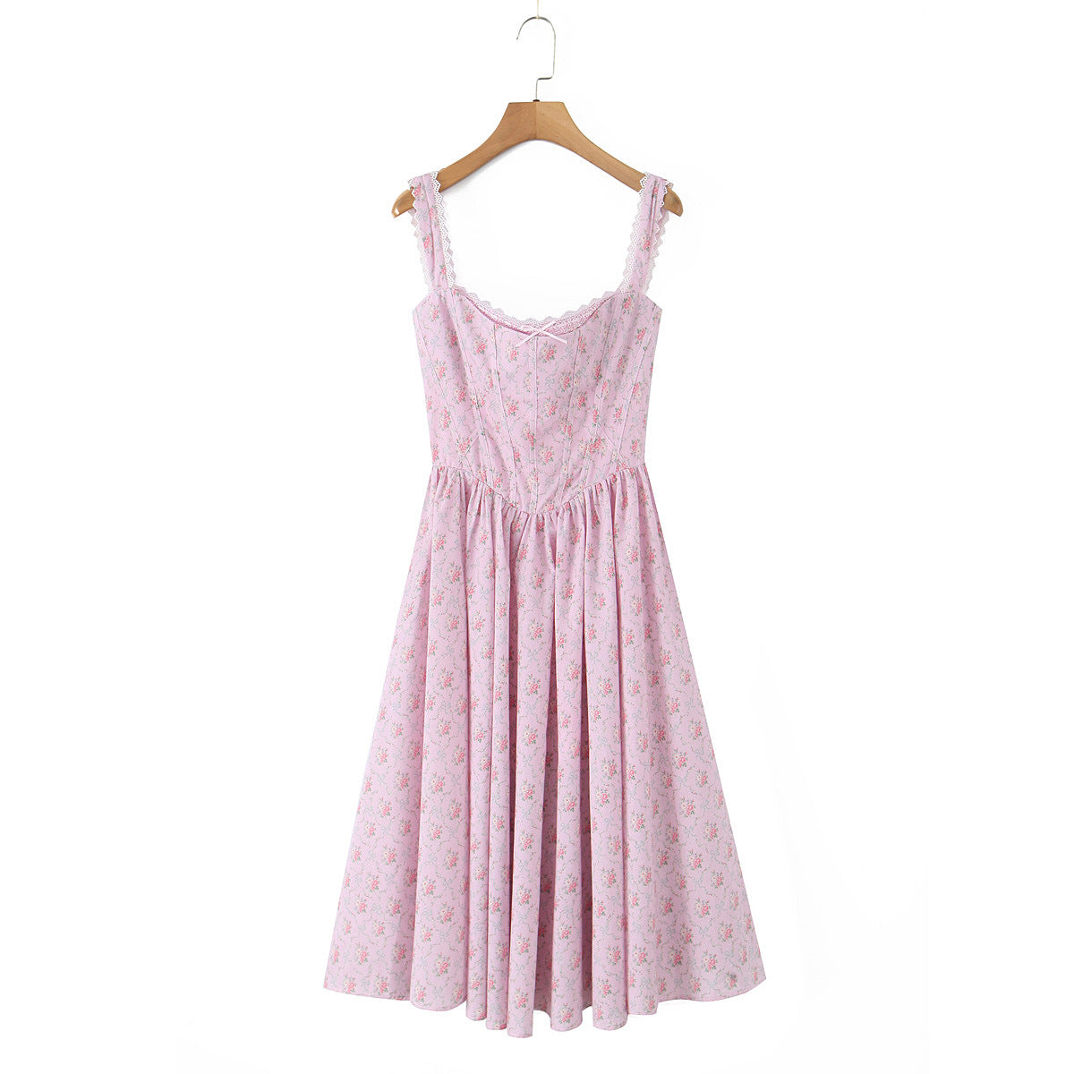 Floral-Print Strappy Dress