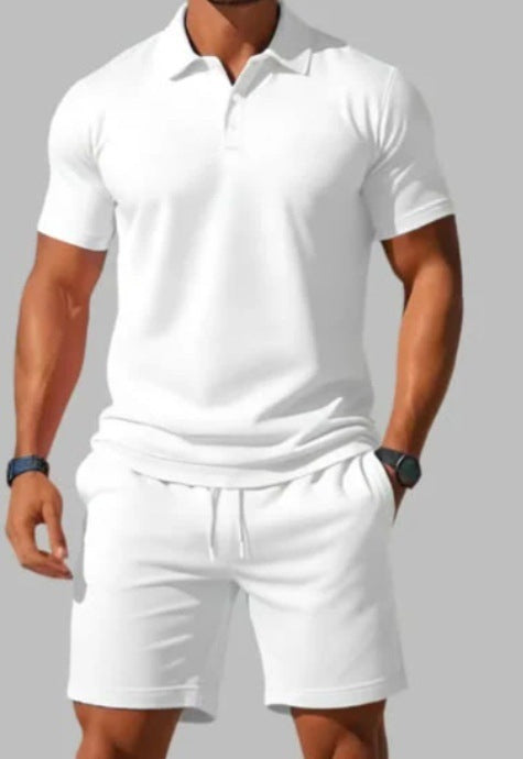 lapel Short Sleeve Suit