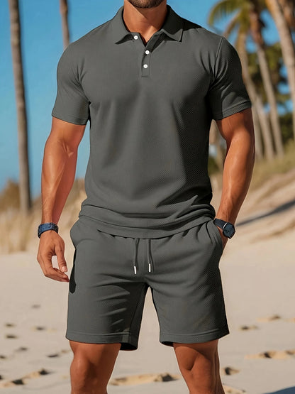 lapel Short Sleeve Suit