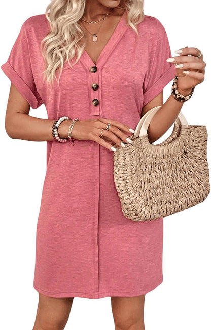 Solid Color Dress