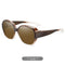 HD transparent brown frame