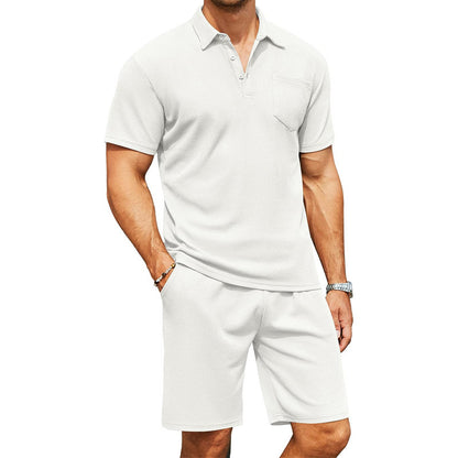 Two-Piece lapel Polo Shirt