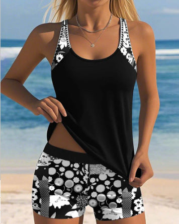 Printed Split Suit