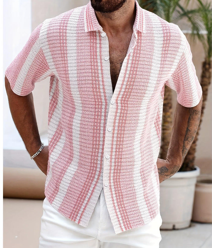 Men's Casual Slim Beach Shirt