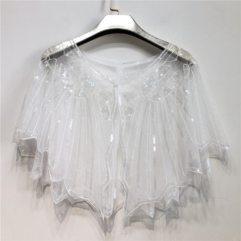 Evening Dress Sequined Shawl