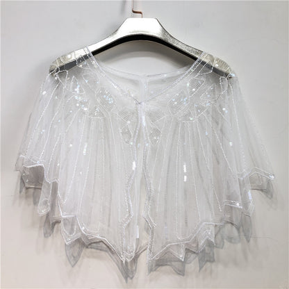 Evening Dress Sequined Shawl